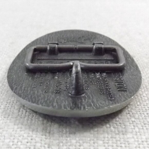 NOS 1995 Hesston National Finals Rodeo Child's Commemorative Belt Buckle - Picture 5 of 10